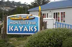 Monterey Bay Kayaks sign