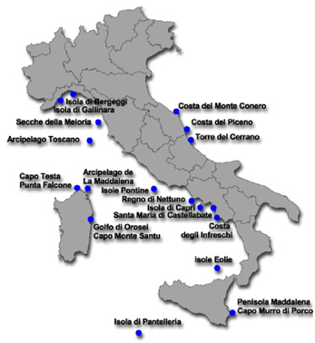 map of potential italian mpa's