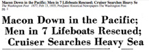Headline from Washington Post on 2/13/1935
