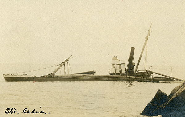 schooner Celia at Point Joe