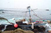 Grounded vessel in MBNMS