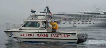 Sanctuary's Sharkcat monitors cruise ship